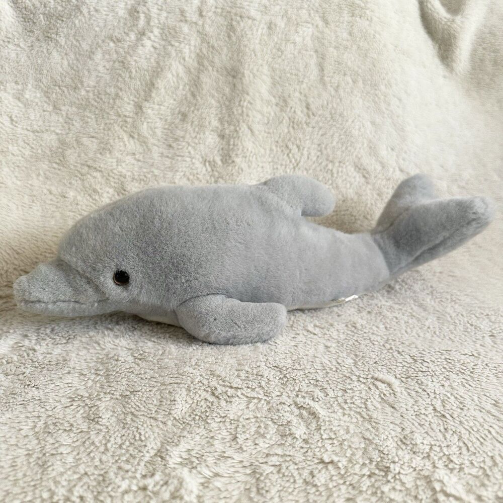 Vintage Douglas Little Cuddles Grey Bottlenose Dolphin Sea Creature Plush 1988